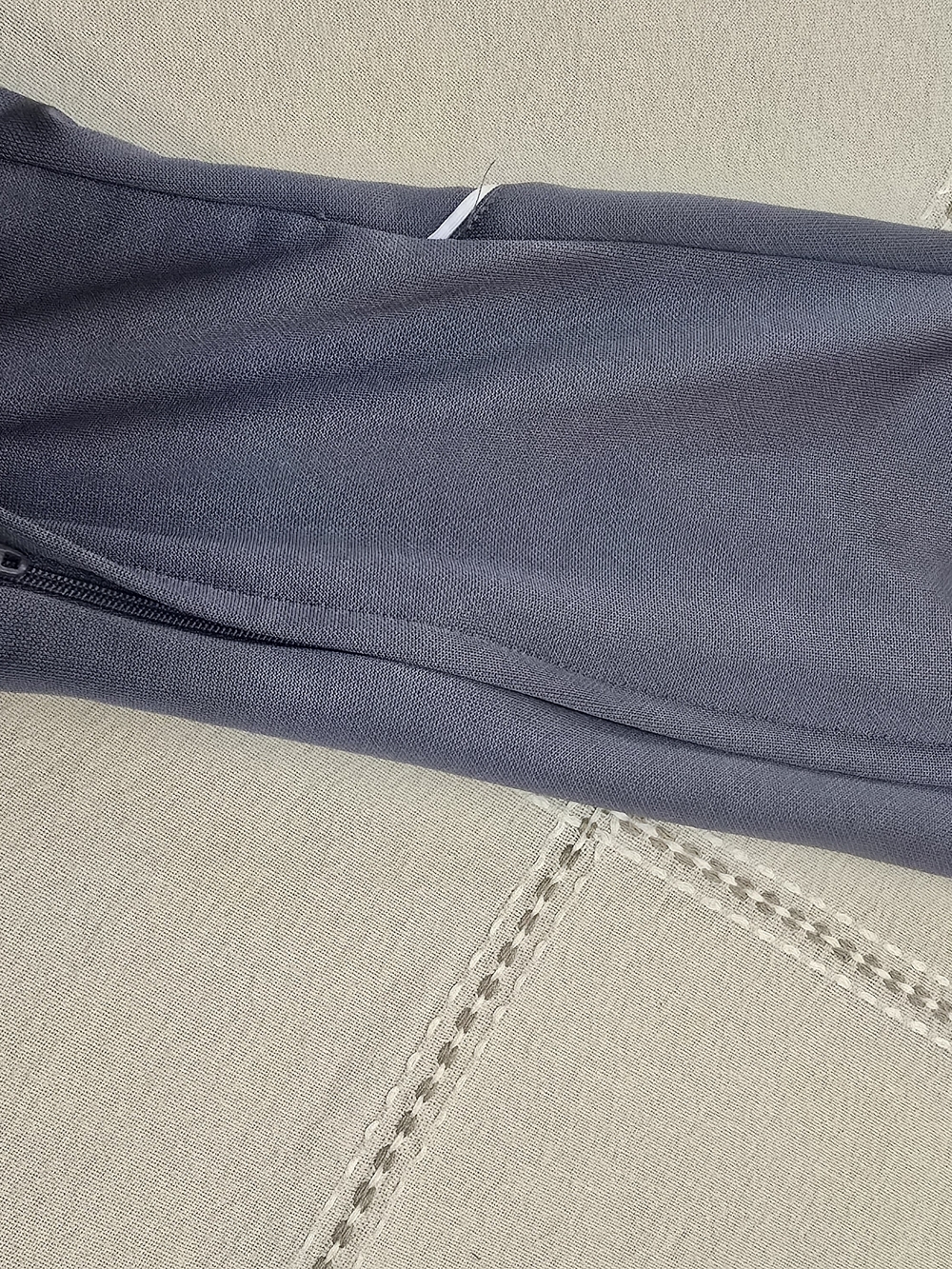 Adidas Women Size S Gray Track Pants with White Stripes - Picture 9 of 9